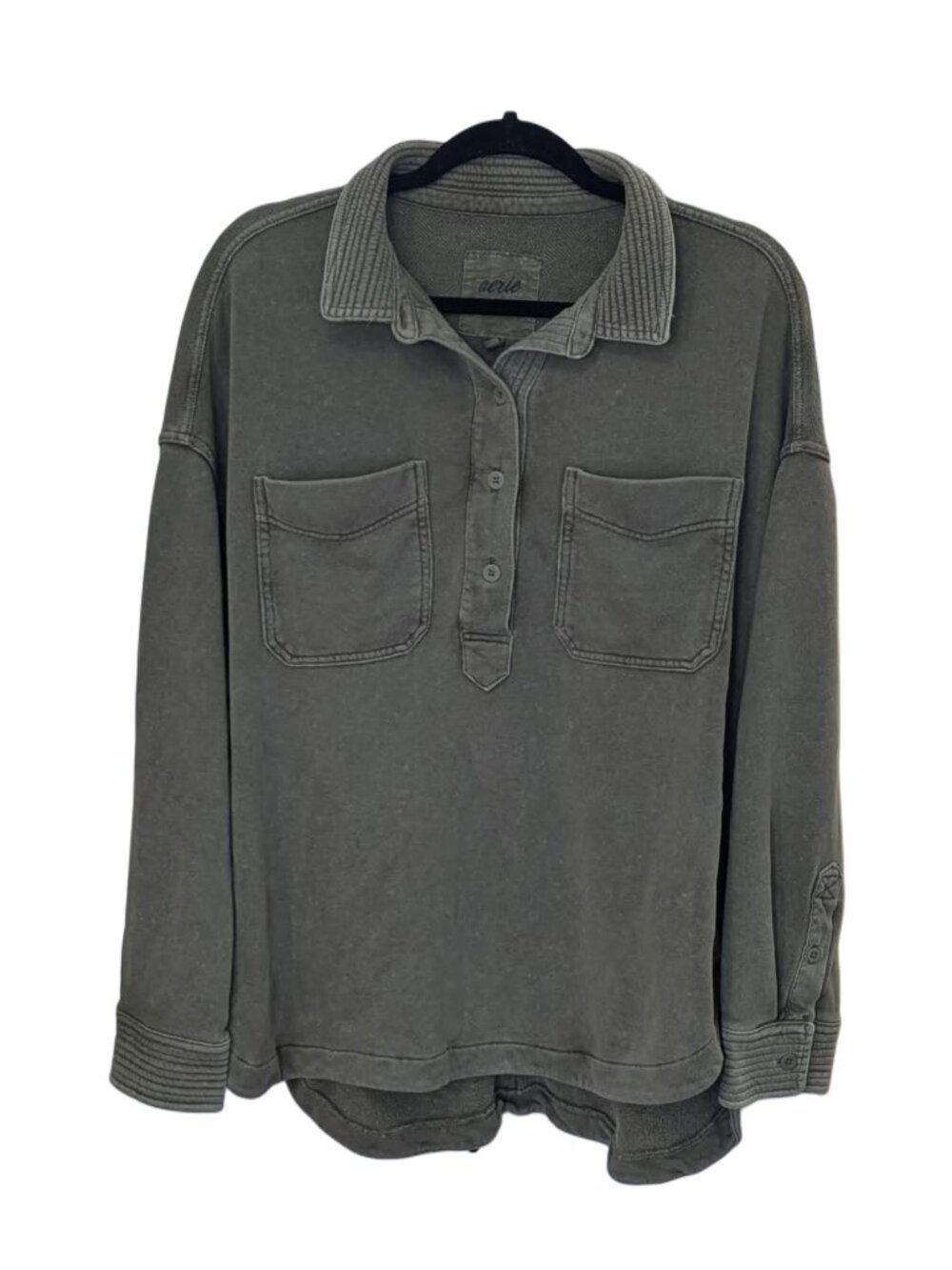 Aerie Olive Green Pullover Sweatshirt